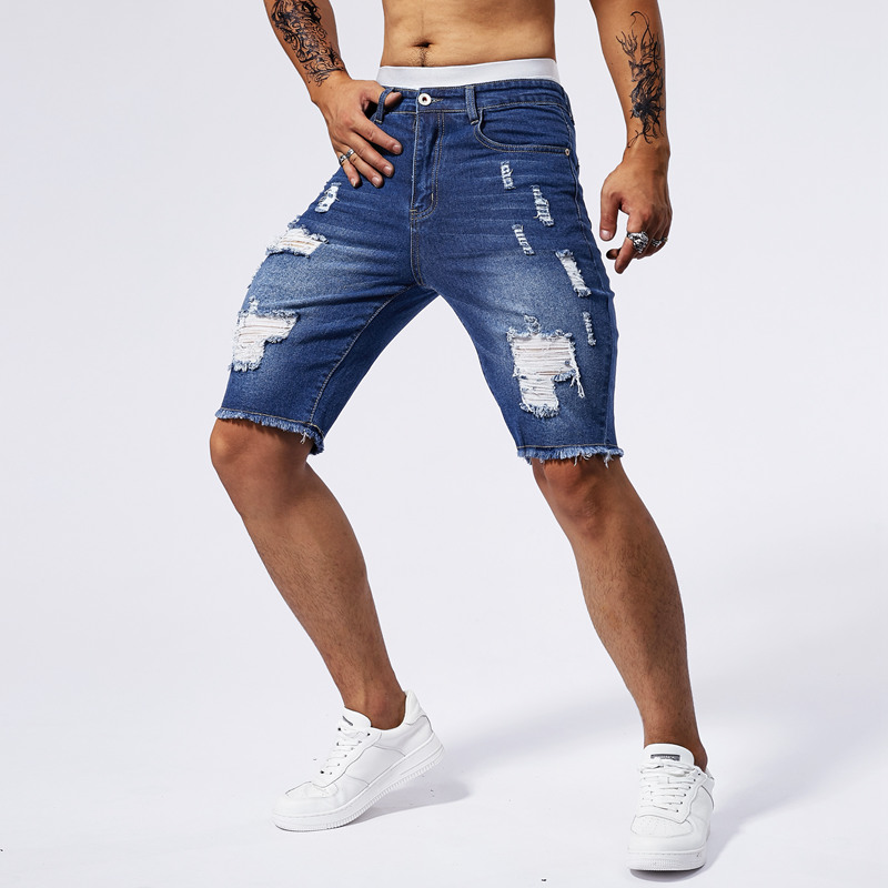 2025 Summer New Men's Ripped D - Streetwear Brands avaliação e preço