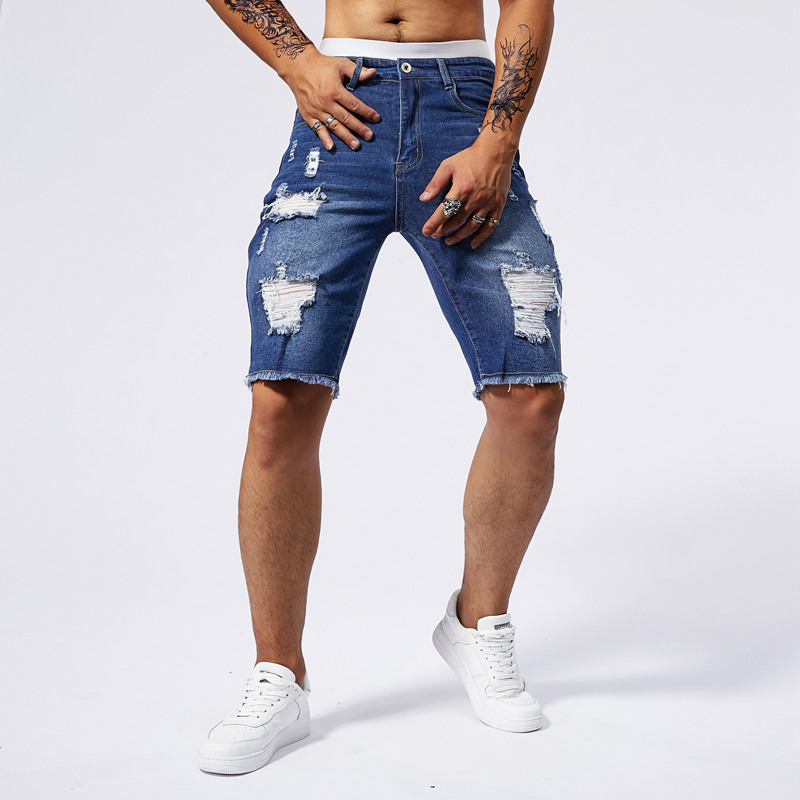 2025 Summer New Men's Ripped D - Streetwear Brands avaliação e preço