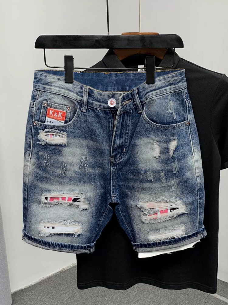 2026 Summer Ripped Straight Me - Streetwear Brands avaliação e preço