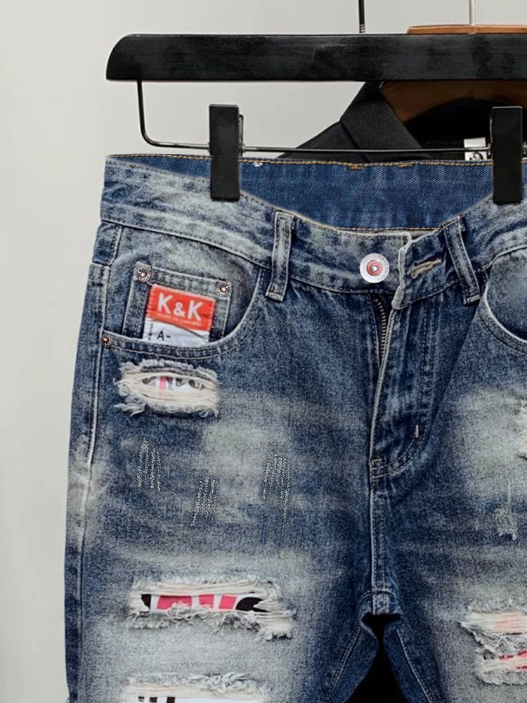 2026 Summer Ripped Straight Me - Streetwear Brands avaliação e preço