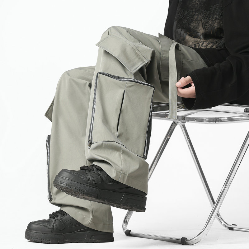 Fashion Men Cargo Pants Loose  - Streetwear Brands avaliação e preço