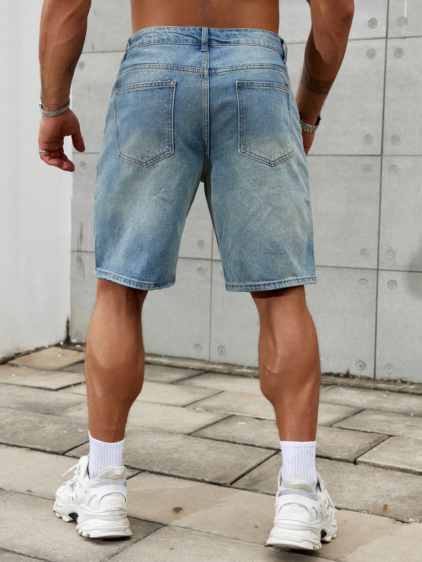 New Fashion Mens Ripped Short  - Streetwear Brands avaliação e preço