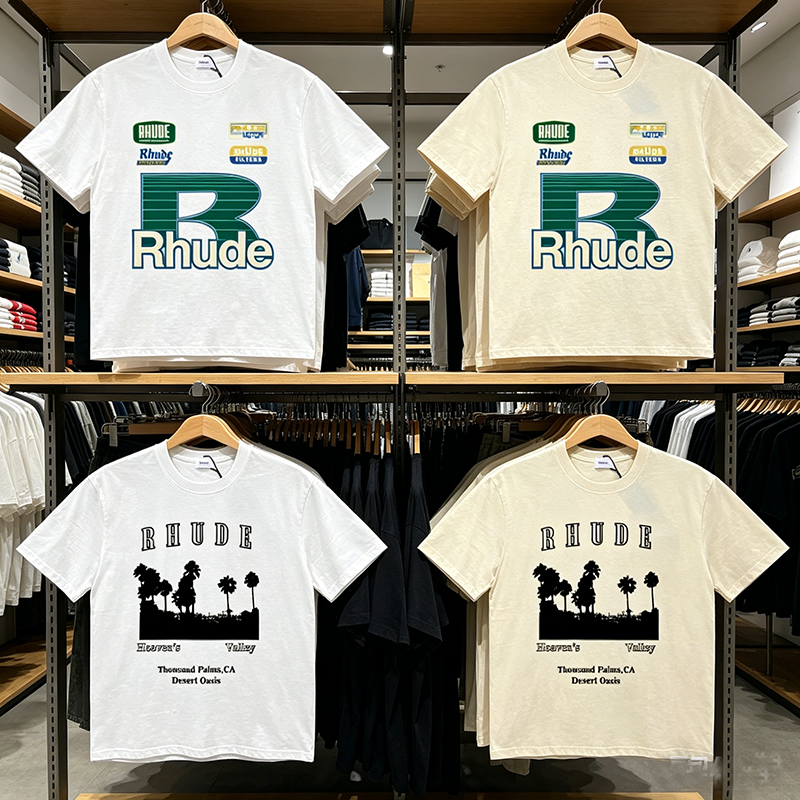 Streetwear Brand Rhude T-shirt - Streetwear Brand With A Logo avaliação e preço