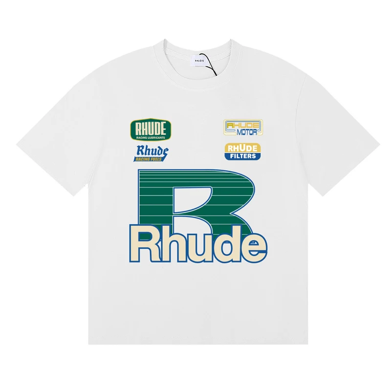 Streetwear Brand Rhude T-shirt - Streetwear Brand With A Logo avaliação e preço
