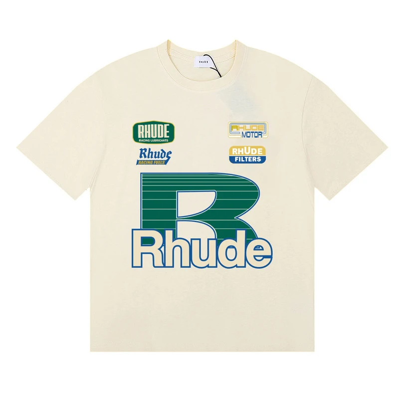 Streetwear Brand Rhude T-shirt - Streetwear Brand With A Logo avaliação e preço