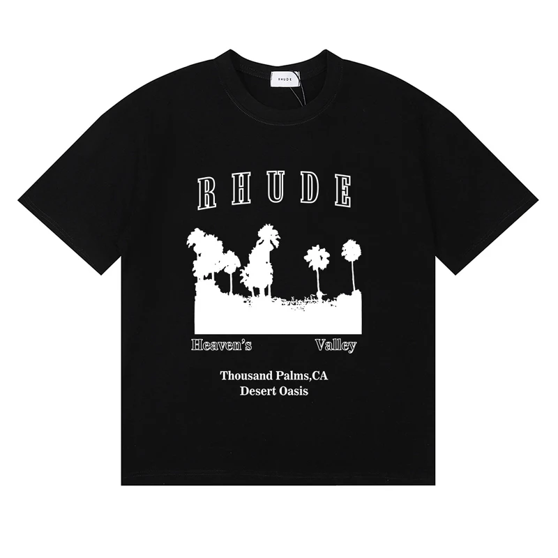 Streetwear Brand Rhude T-shirt - Streetwear Brand With A Logo avaliação e preço