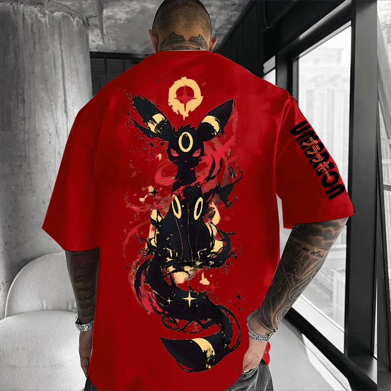 Pokémon Co-branded Print T-shi - Streetwear Brands avaliação e preço