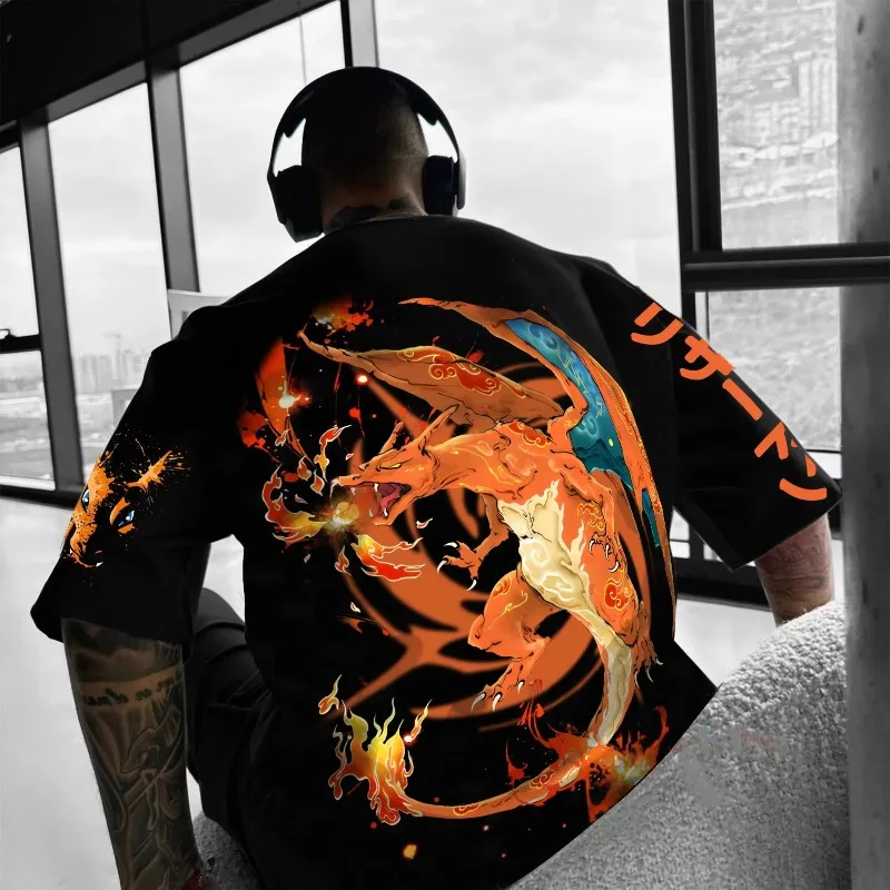 Pokémon Co-branded Print T-shi - Streetwear Brands avaliação e preço