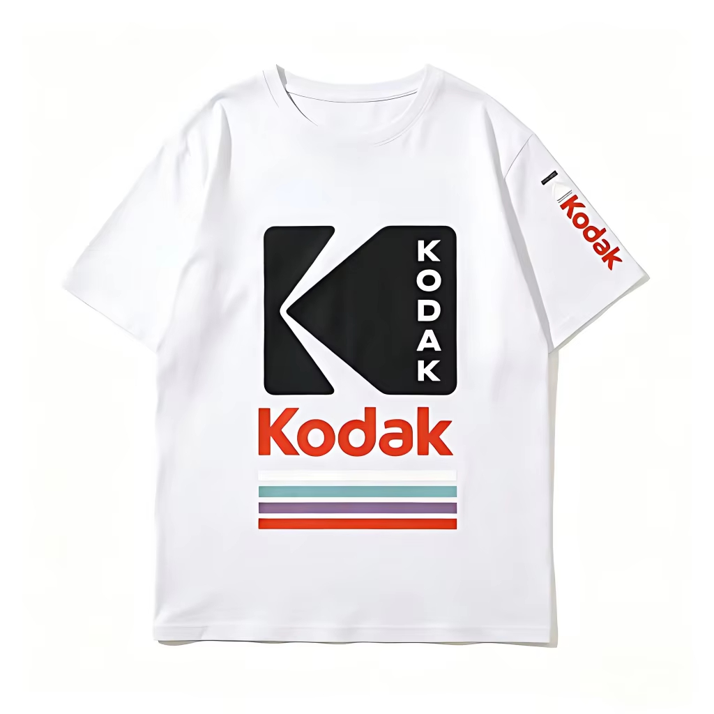 Kodak Retro Logo Graphic T-Shi - Streetwear Brand With A Logo avaliação e preço